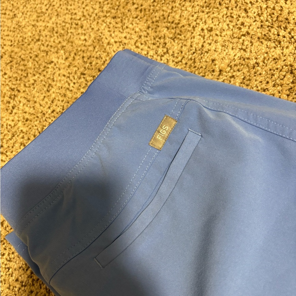Figs Light Blue Scrub Pants